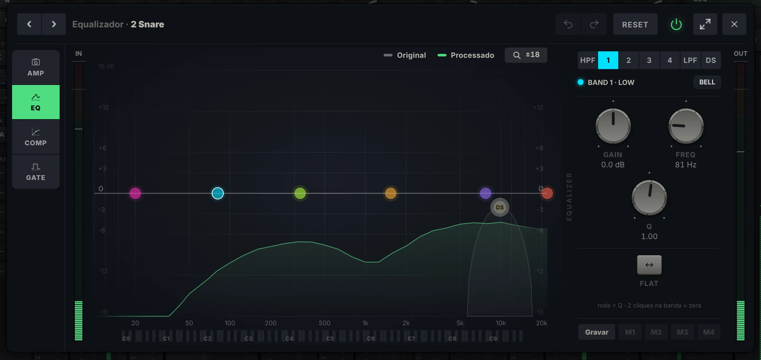 Channel screen · EQ
